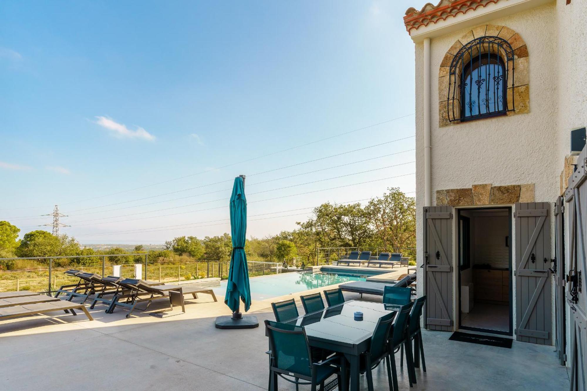 Mas Sureda - Evasion Luxueuse Avec Vue Panoramique Villa Argeles-sur-Mer Bagian luar foto